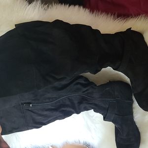 Torrid Black Over the Knee Boots Size 10.5